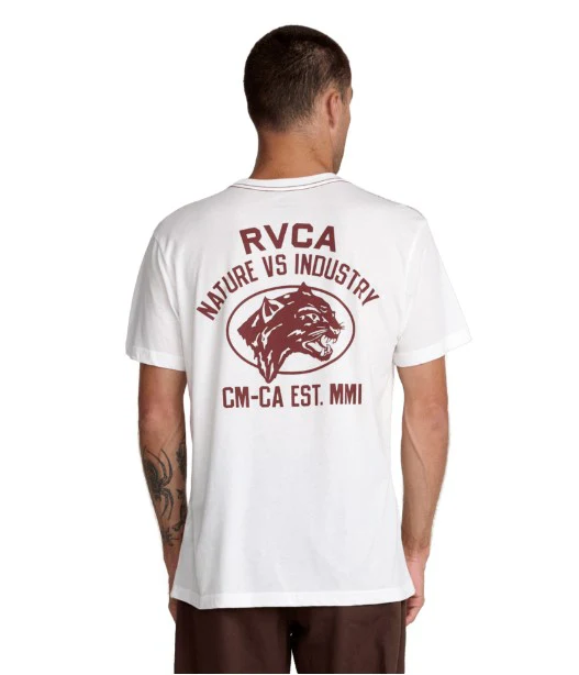 RVCA Mens Shirt Sky Cat - Image 2