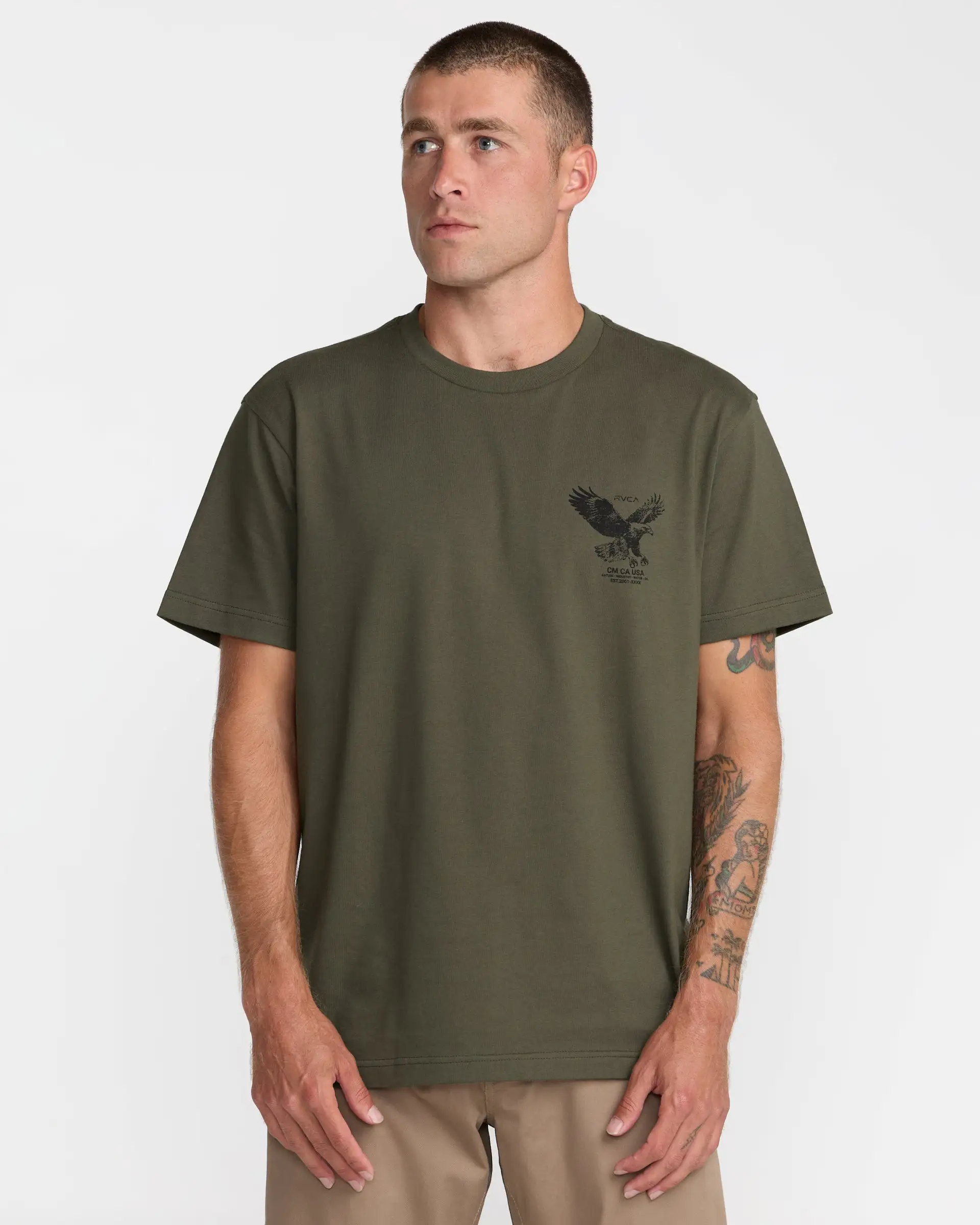 RVCA Mens Shirt Soaring - Image 10