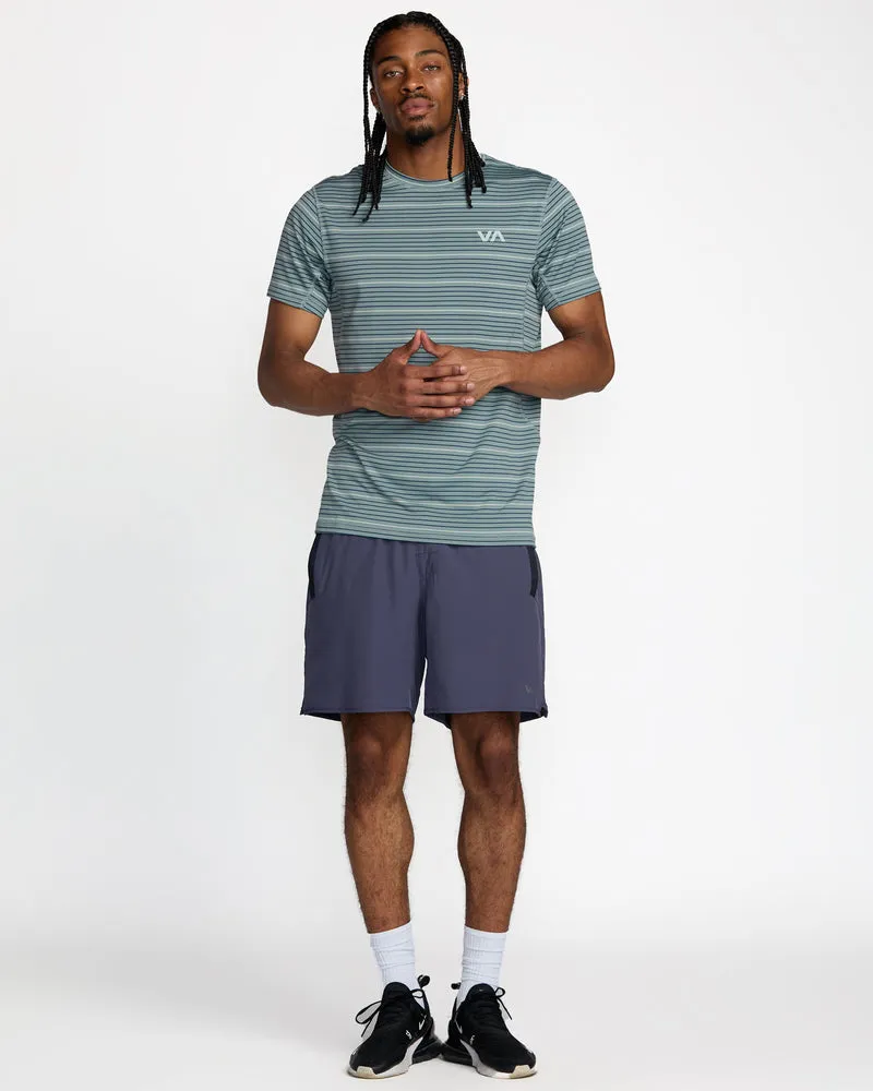 RVCA Mens Shirt Sport Vent Stripe - Image 11