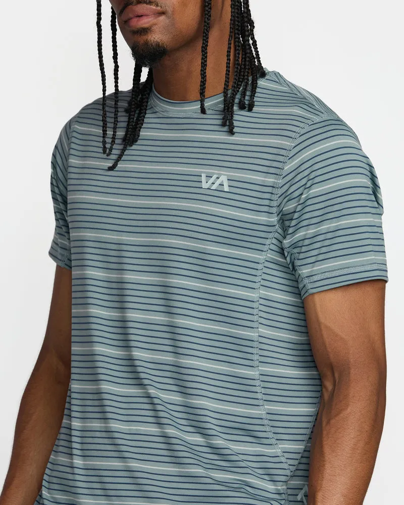 RVCA Mens Shirt Sport Vent Stripe - Image 12