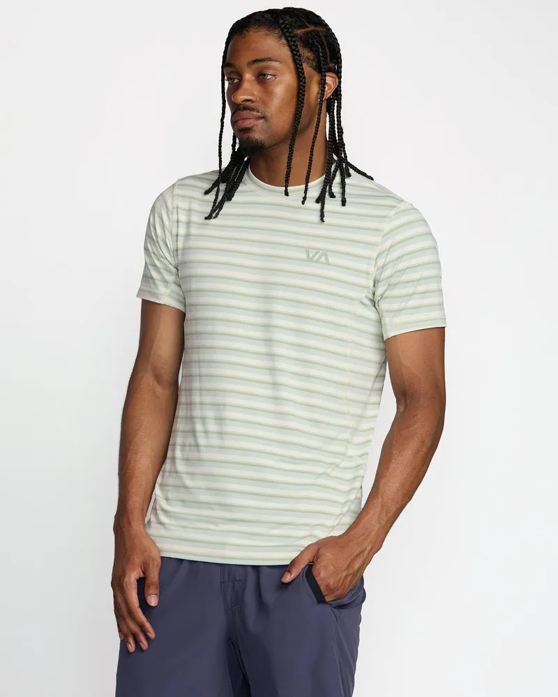 RVCA Mens Shirt Sport Vent Stripe - Image 4