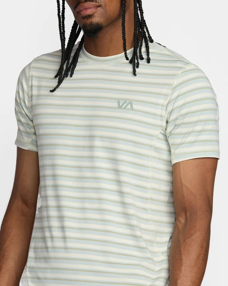 RVCA Mens Shirt Sport Vent Stripe - Image 5
