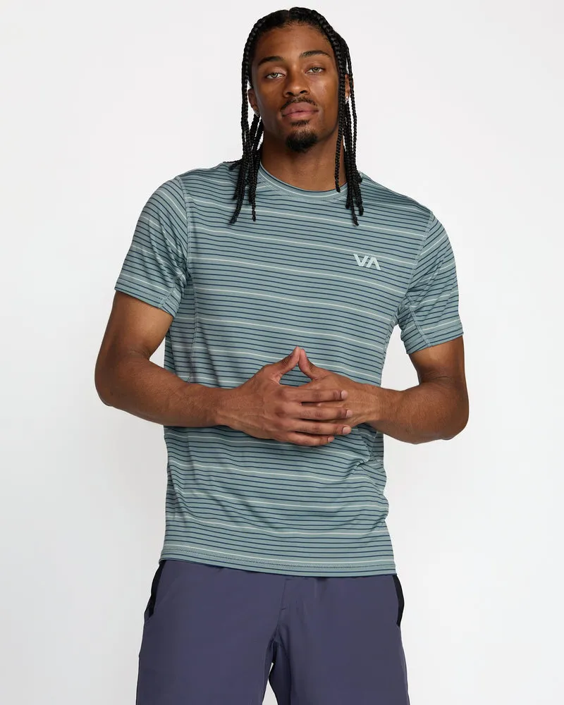 RVCA Mens Shirt Sport Vent Stripe - Image 8