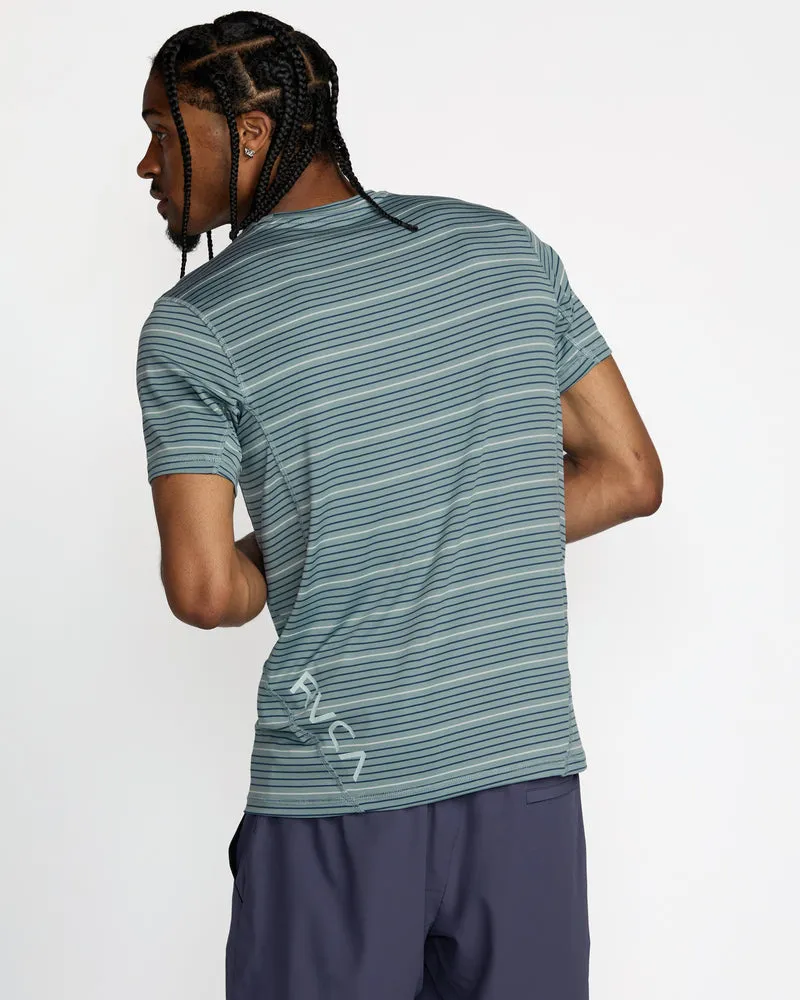 RVCA Mens Shirt Sport Vent Stripe - Image 9