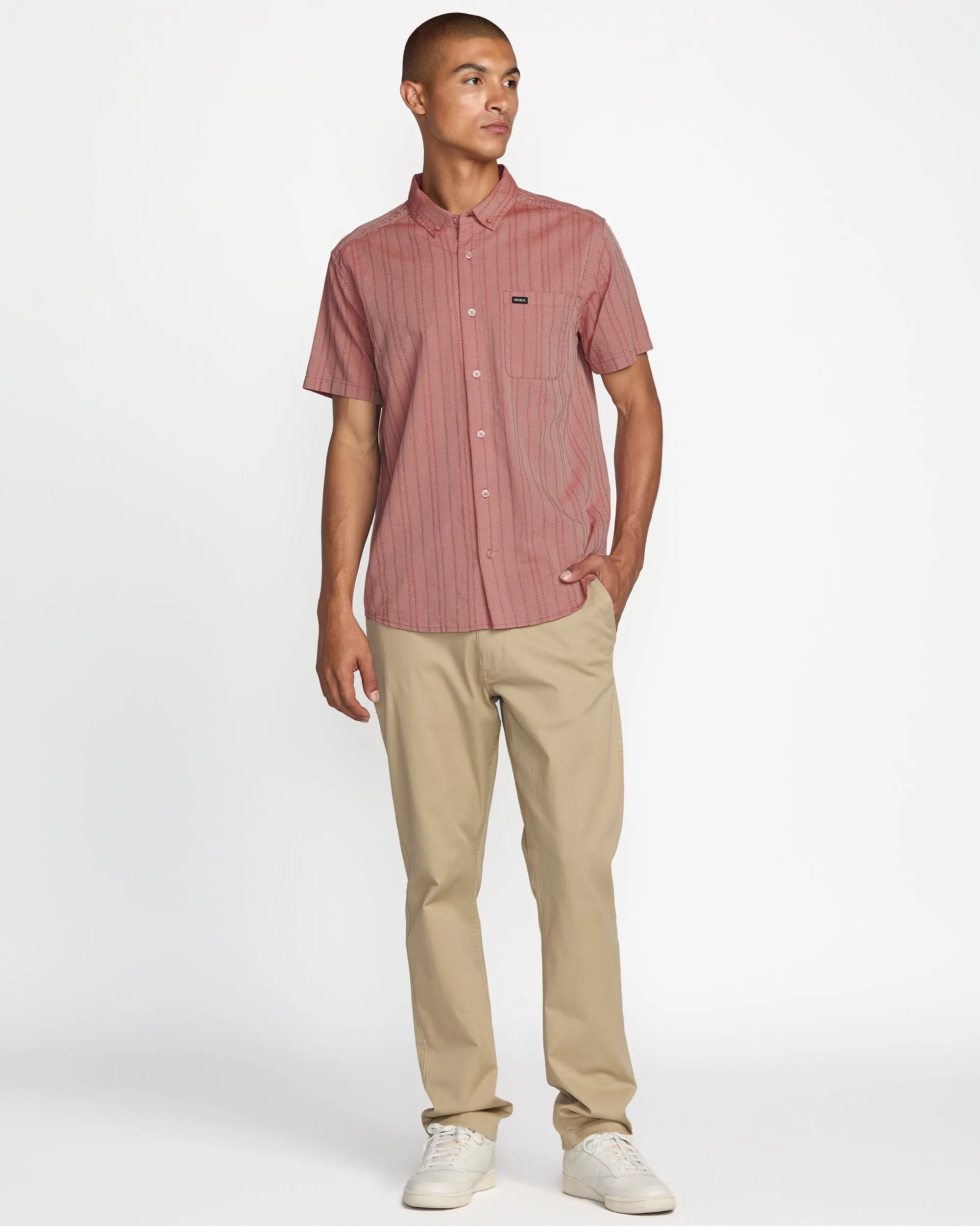 RVCA Mens Woven That'll Do Stripe - Image 10