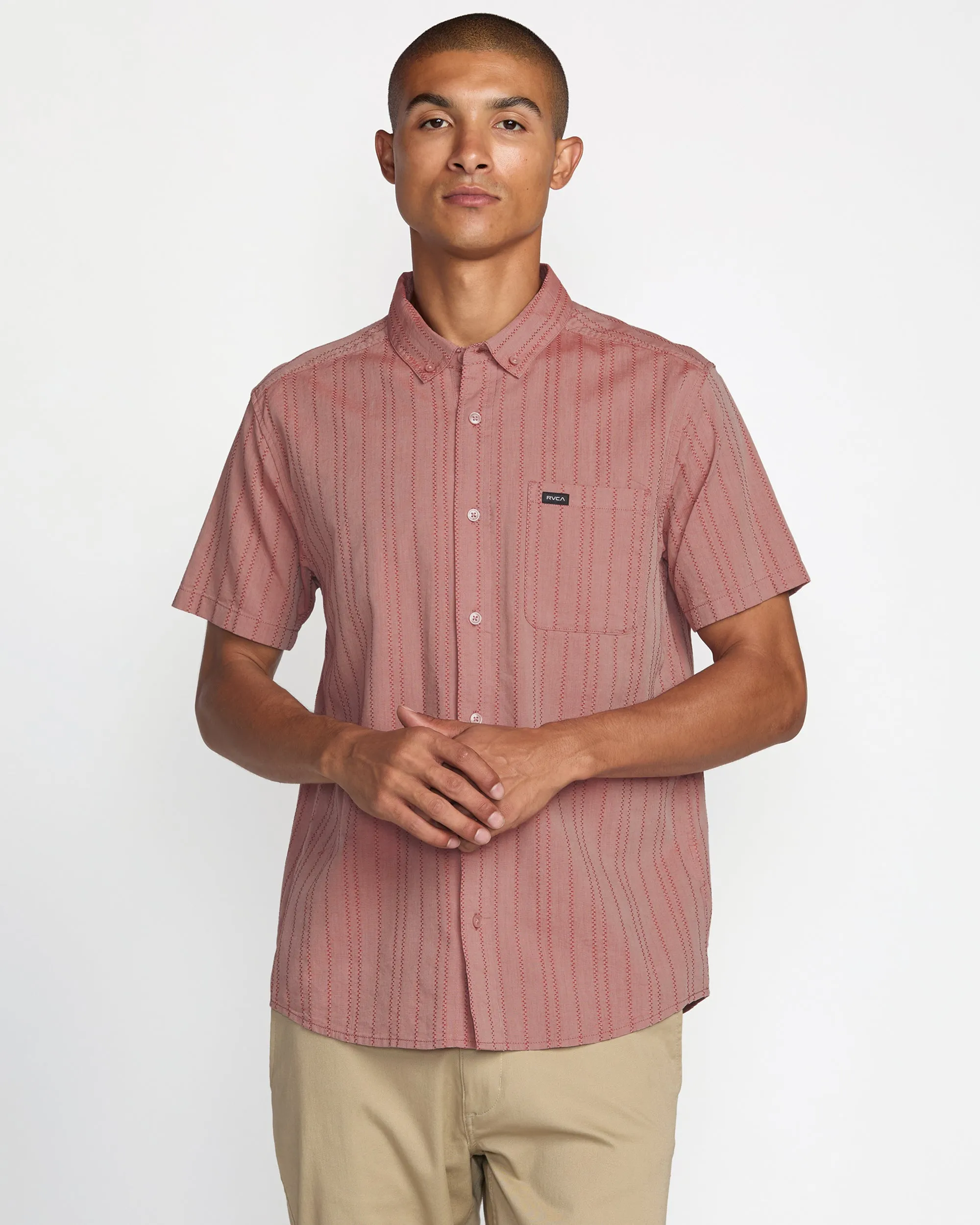 RVCA Mens Woven That'll Do Stripe - Image 8