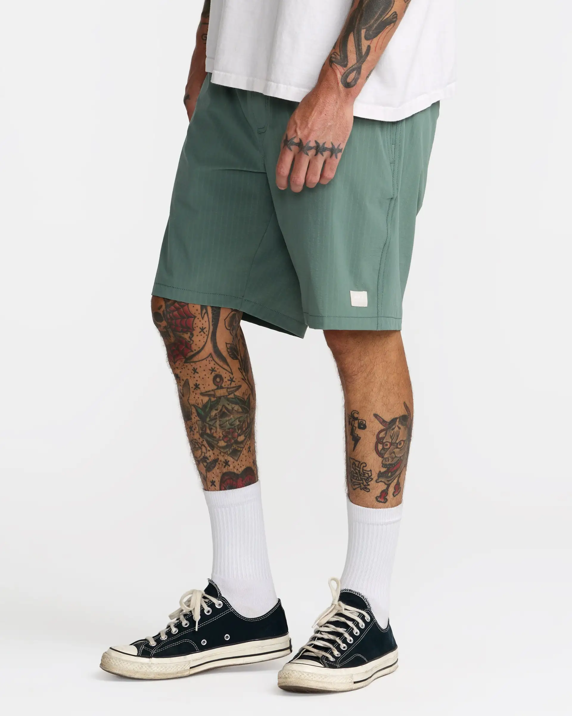RVCA Mens Shorts VAcancy Ghost Stripe 19" - Image 11