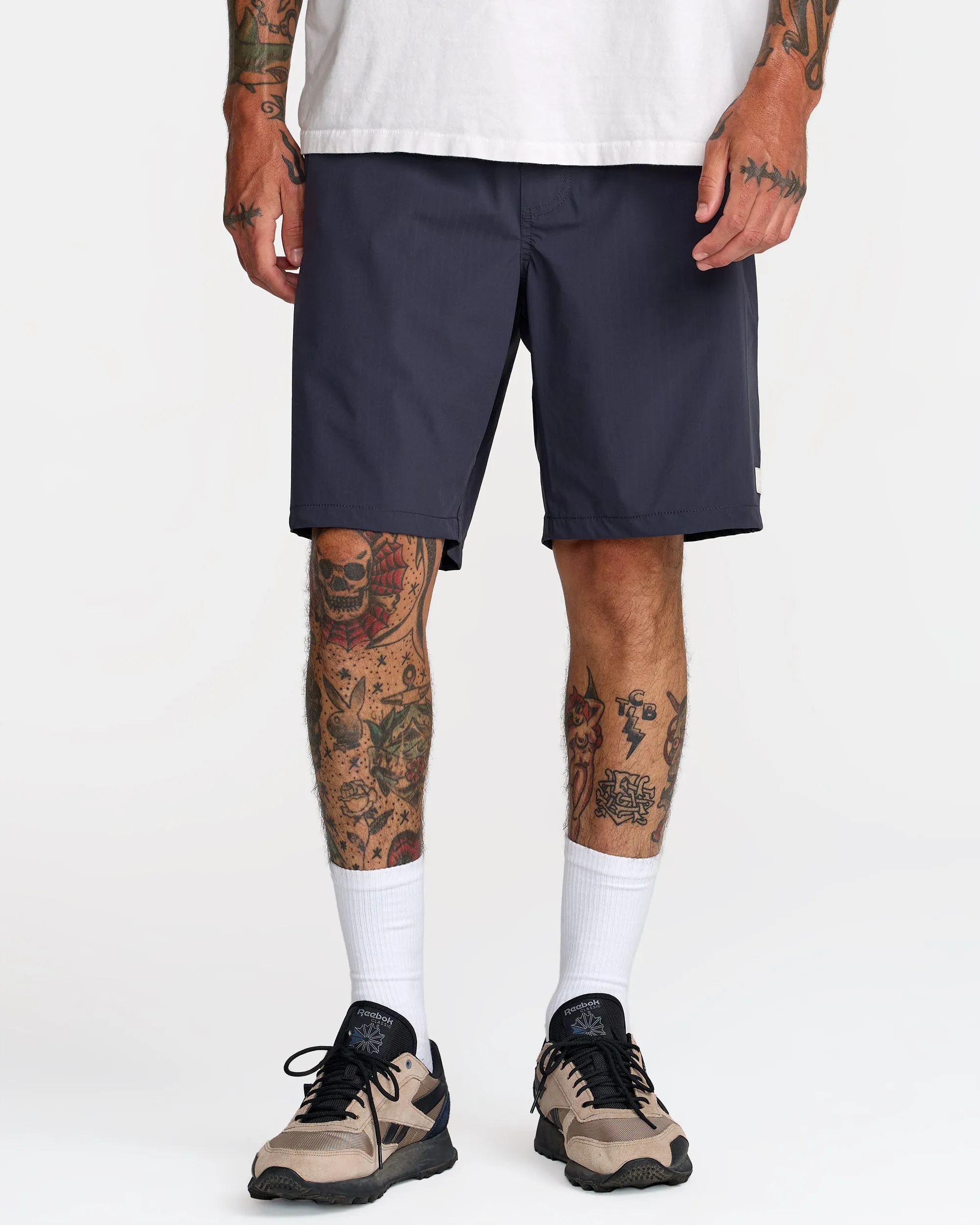 RVCA Mens Shorts VAcancy Ghost Stripe 19" - Image 2