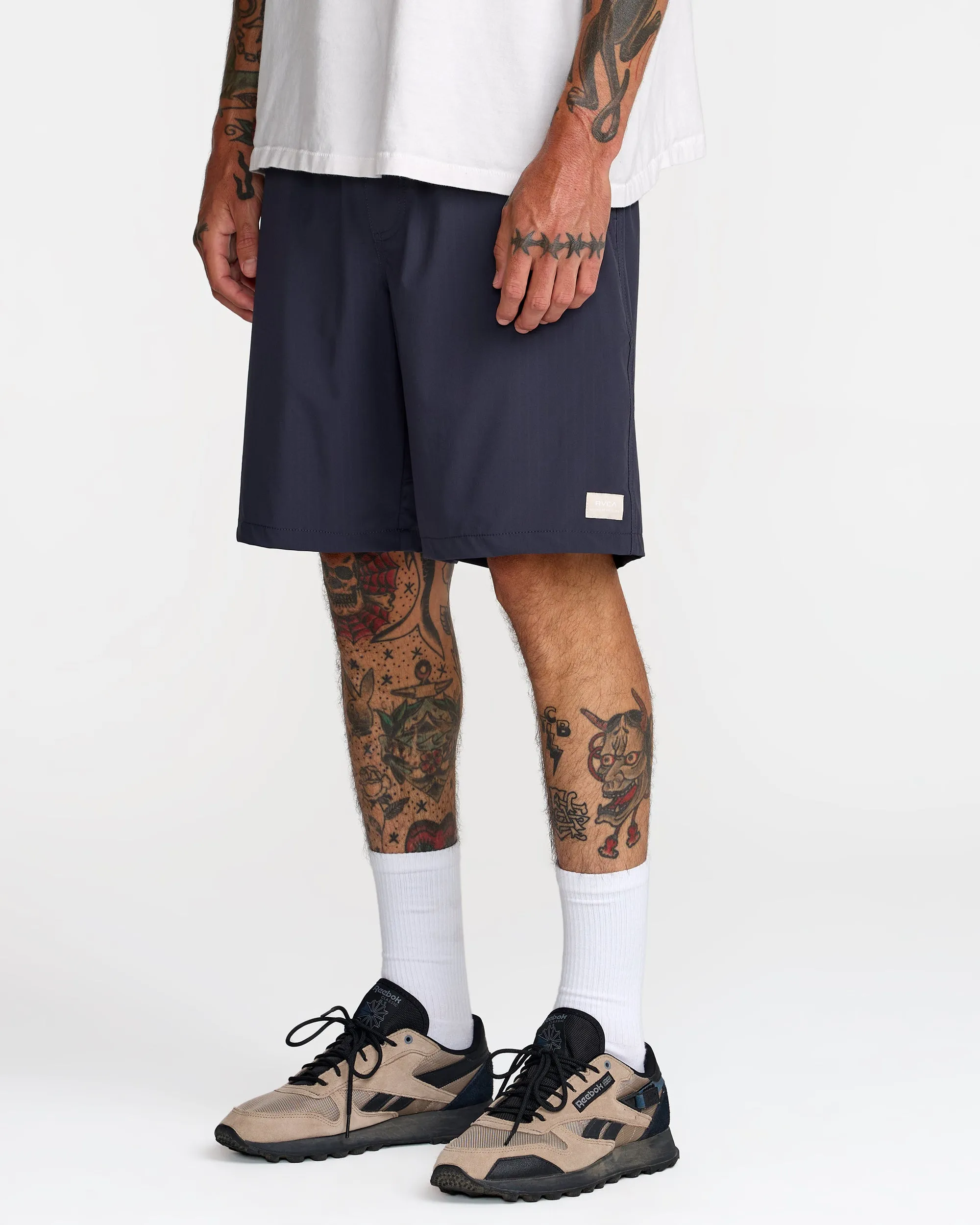 RVCA Mens Shorts VAcancy Ghost Stripe 19" - Image 3