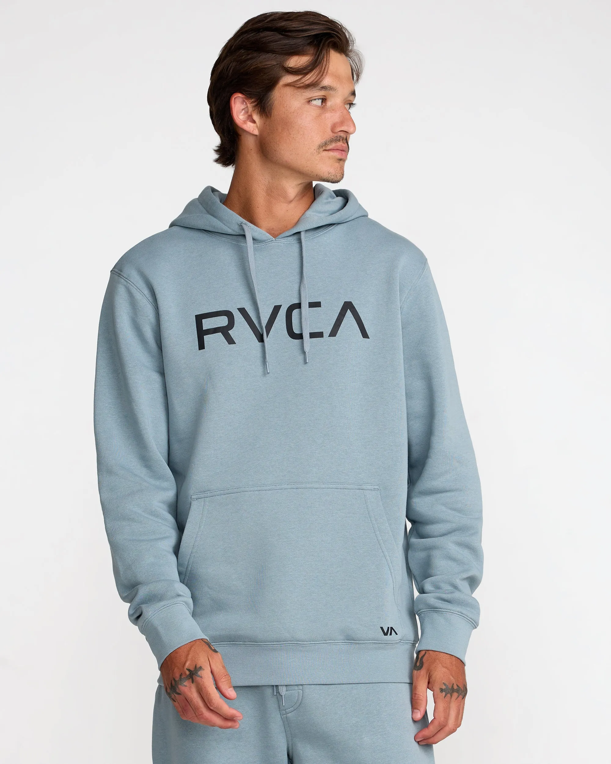 RVCA Mens Sweatshirt Big RVCA Hoodie - Image 2
