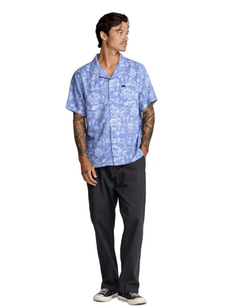 RVCA Mens Woven Alvarez Aloha - Image 4