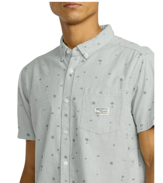 RVCA Mens Woven Exotica Seersucker - Image 19