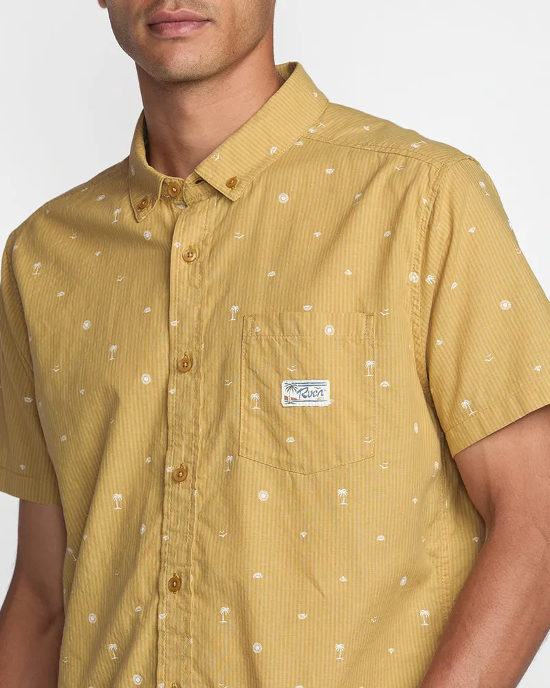 RVCA Mens Woven Exotica Seersucker - Image 6