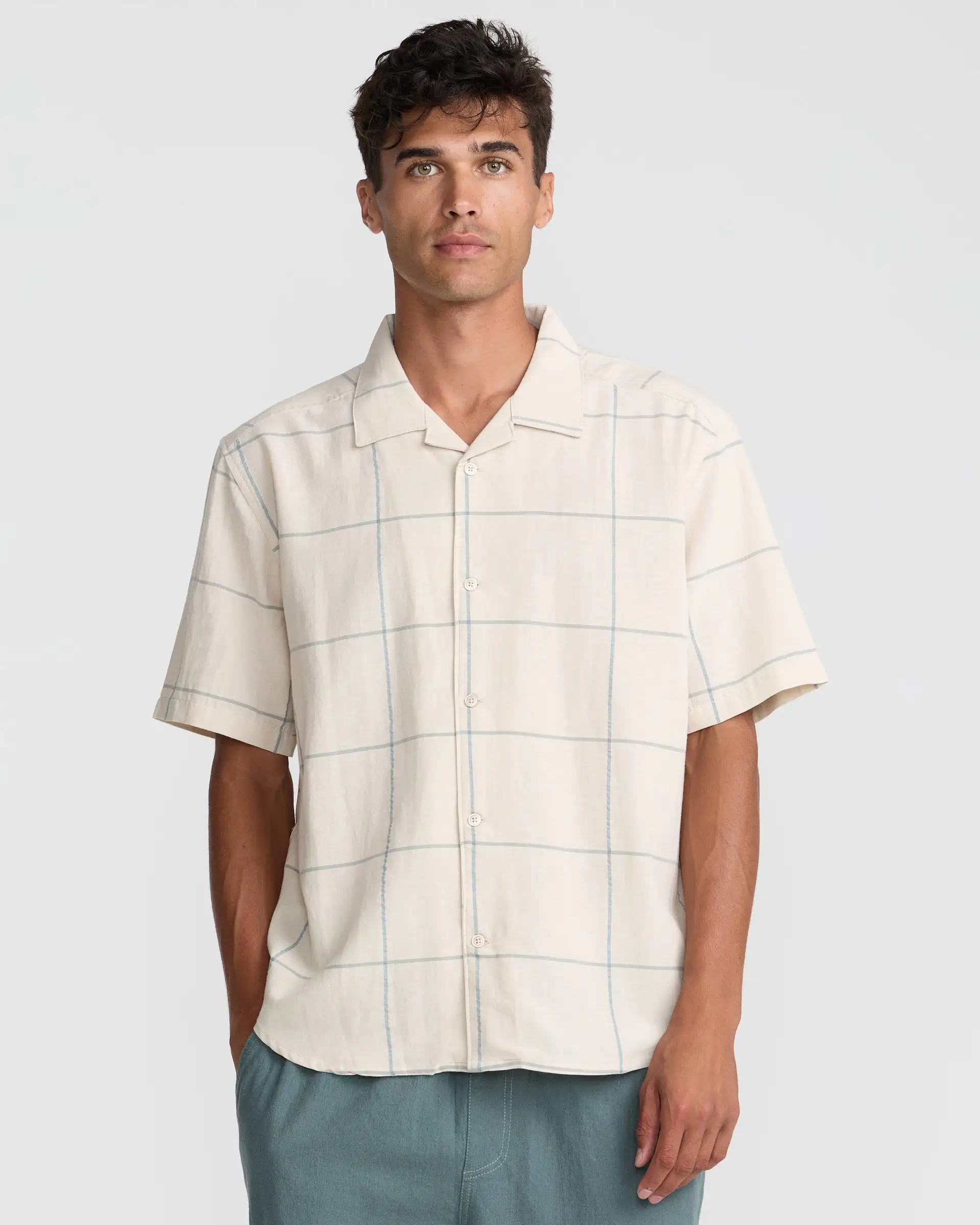 RVCA Mens Woven VAcancy Plaid - Image 2