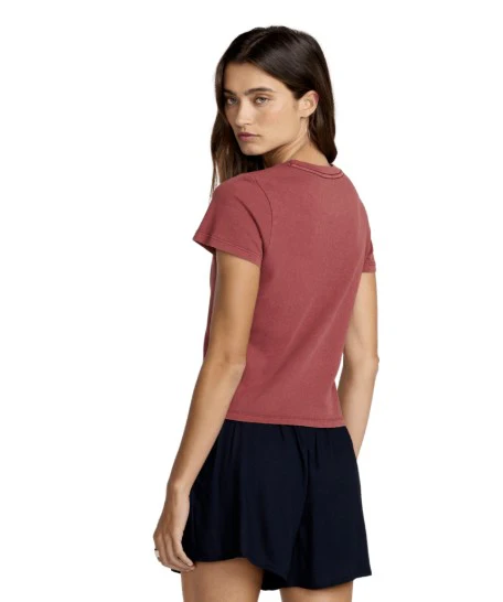 RVCA Womens Shirt Don't Care 411 - Image 2
