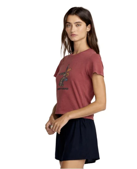 RVCA Womens Shirt Don't Care 411 - Image 3