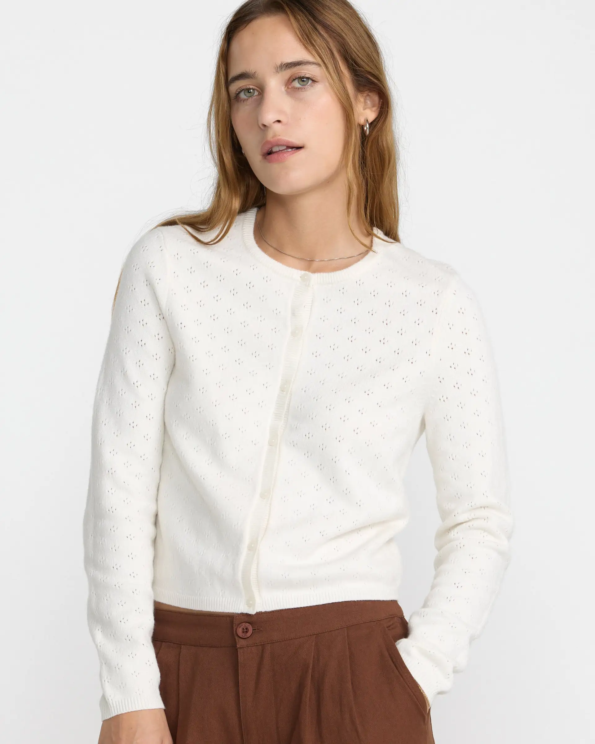 RVCA Womens Sweater Welcome Cardigan - Image 4
