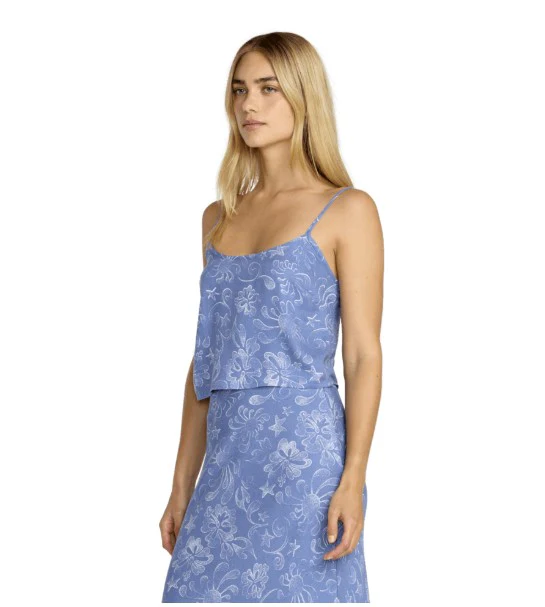 RVCA Womens Tank Top Lauryn Alvarez Subaloha Top - Image 3
