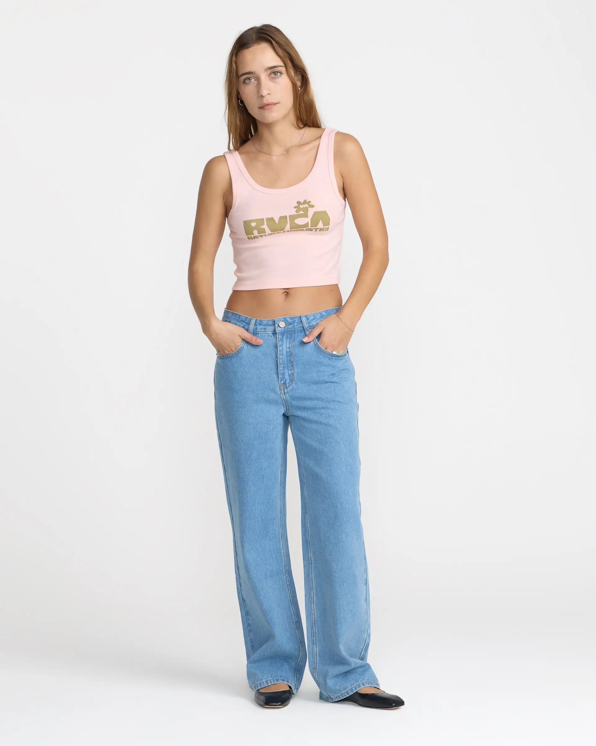 RVCA Womens Tank Top Monolith Scoop - Image 4