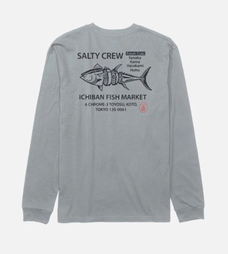 Salty Crew Mens Shirt Ichiban Long Sleeve Tee - Image 2
