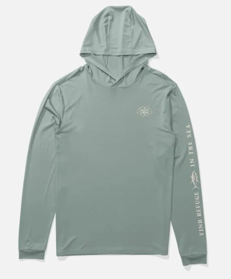 Salty Crew Mens Shirt Iconic Hood Sunshirt