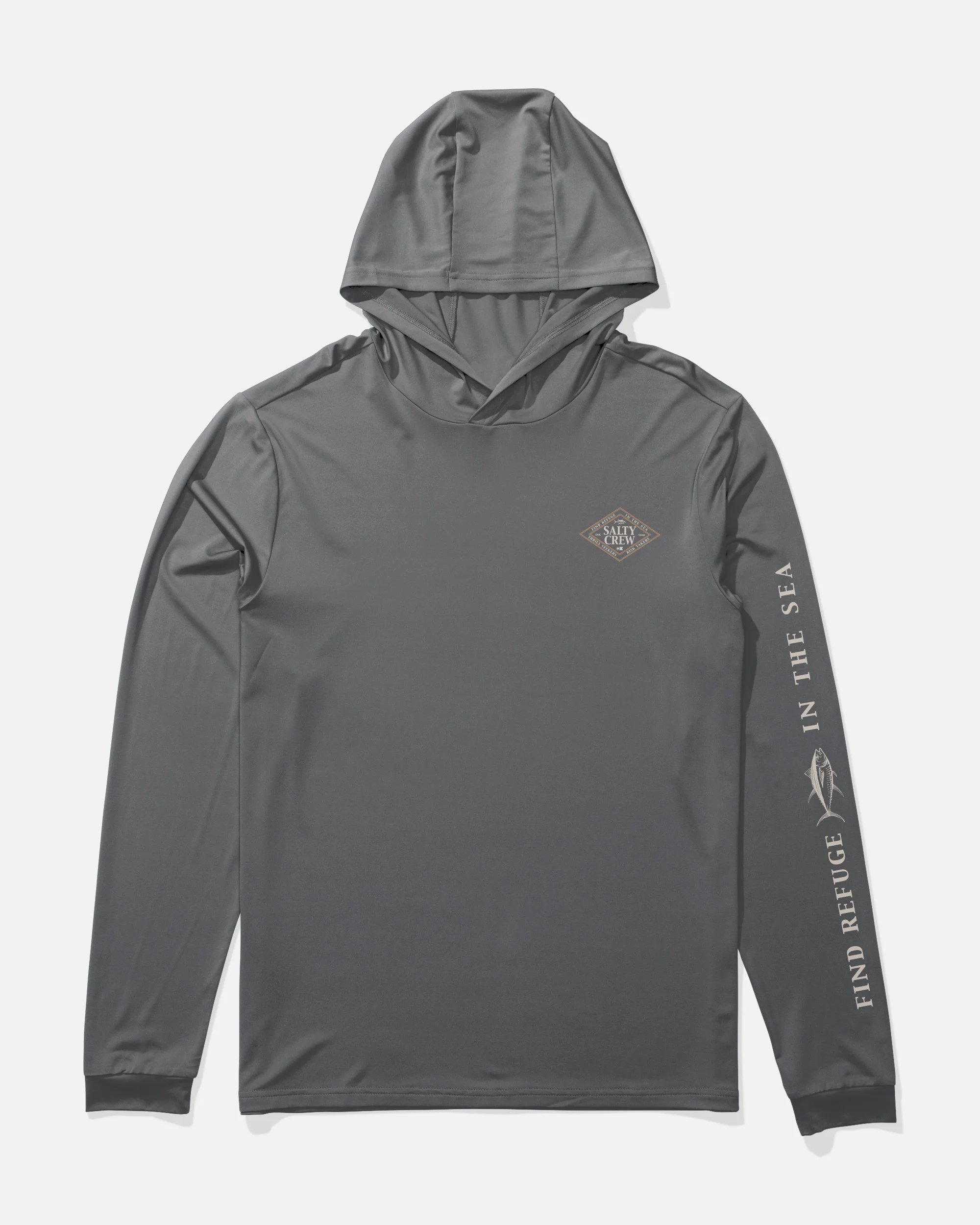 Salty Crew Mens Shirt Iconic Hood Sunshirt - Image 3