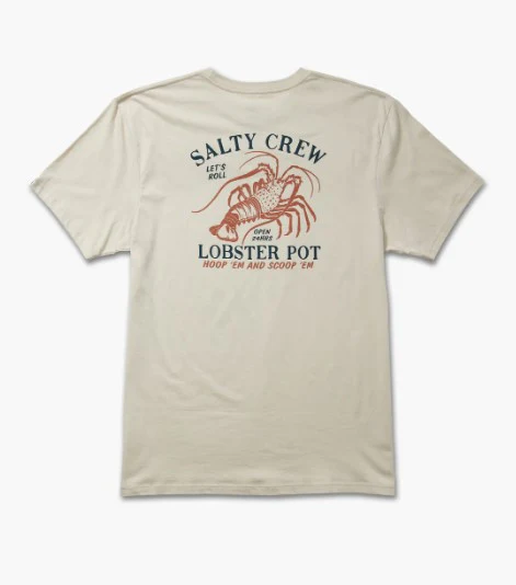 Salty Crew Mens Shirt Lobster Pot - Image 3