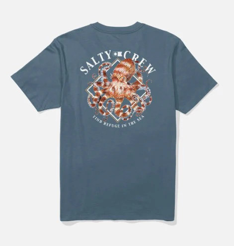 Salty Crew Mens Shirt Octopod Crew - Image 3