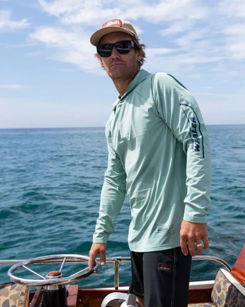 Salty Crew Mens Shirt Whaler Apex Sunshirt - Image 3