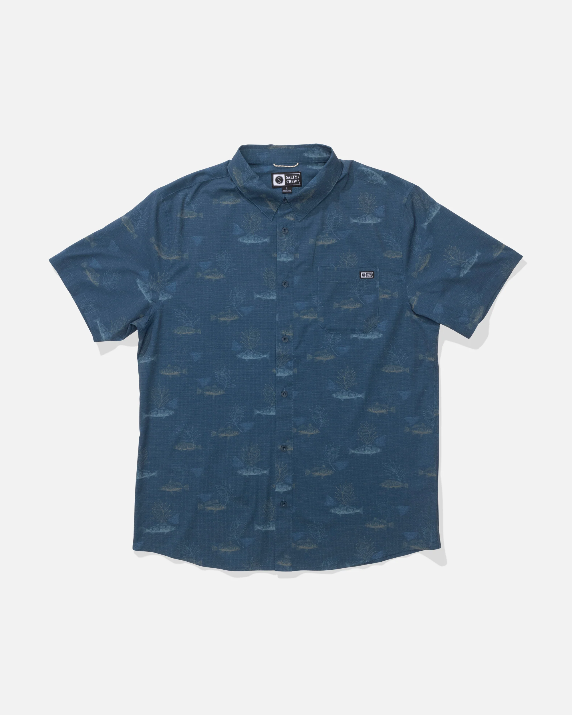 Salty Crew Mens Woven Breezer Perforated - Image 9