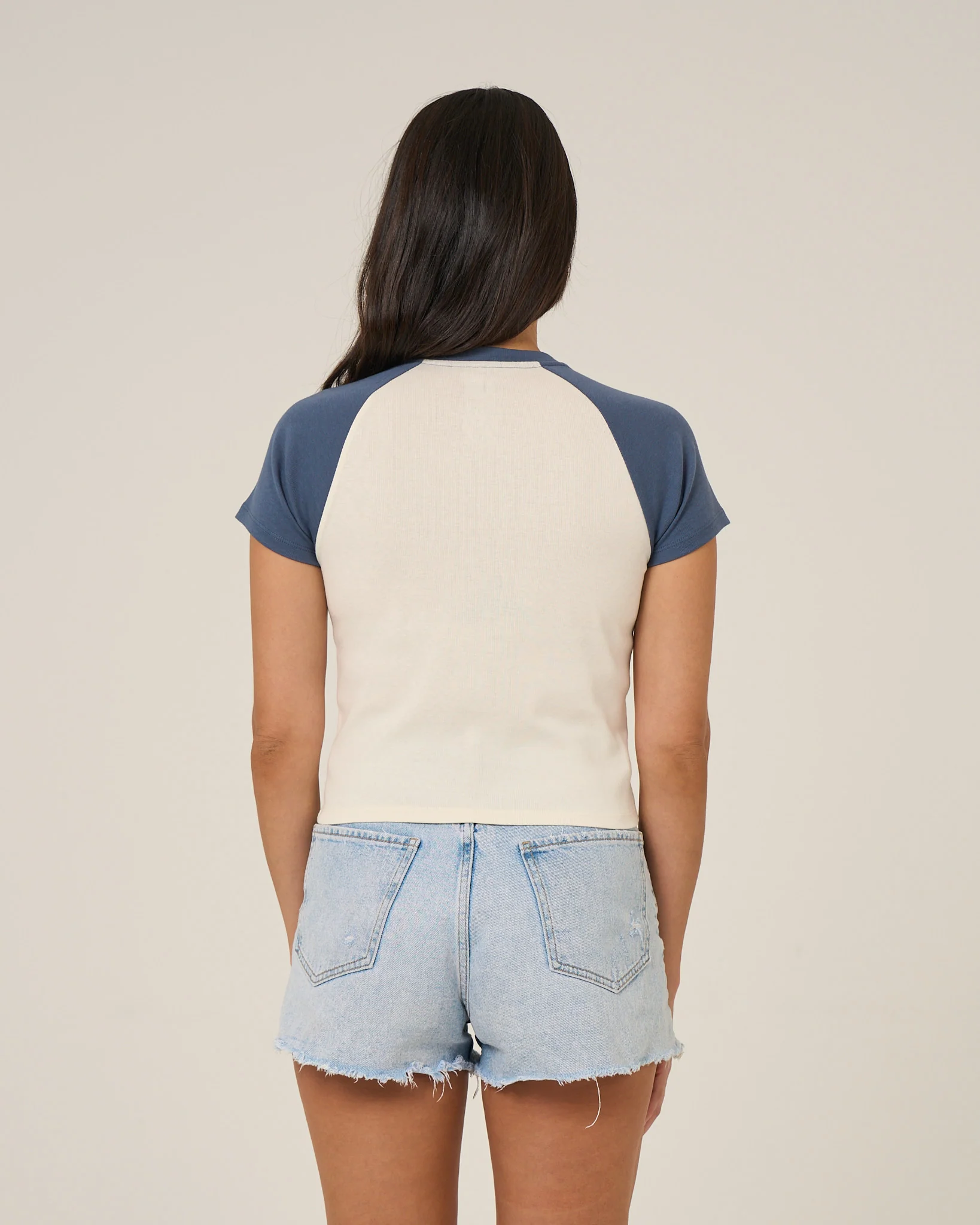 Salty Crew Womens Shirt Drive To The Sea Raglan - Image 3
