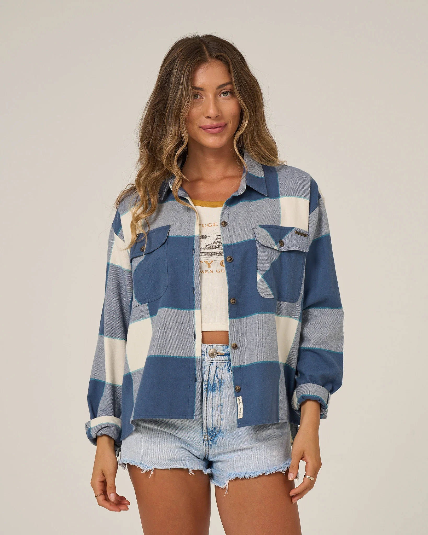 Salty Crew Womens Shirt Nomad Flannel - Image 4