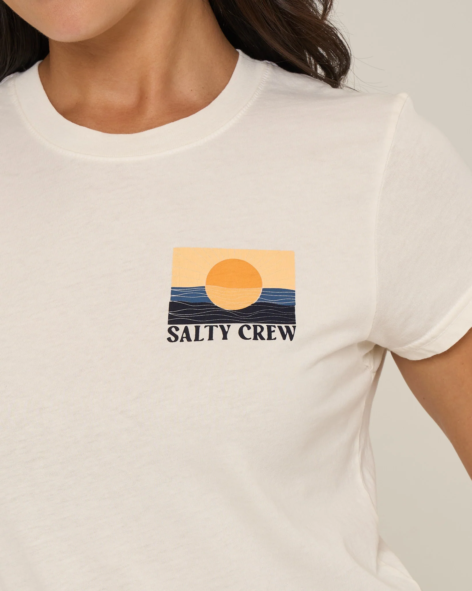 Salty Crew Womens Shirt Retro Wave Modern Tee - Image 4