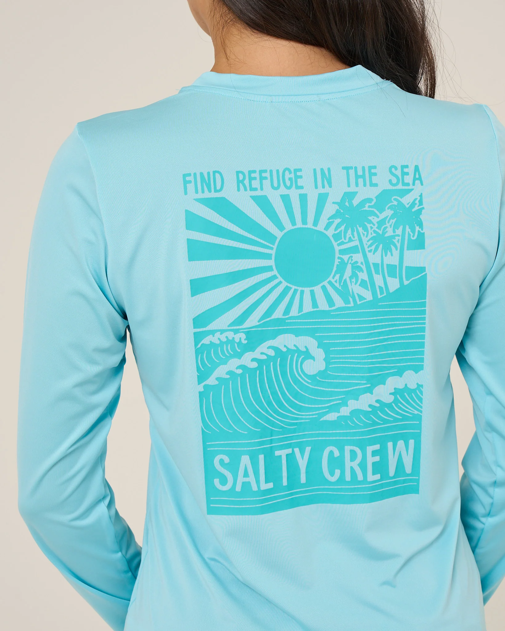 Salty Crew Womens Shirt Rise And Smile Sunshirt - Image 4