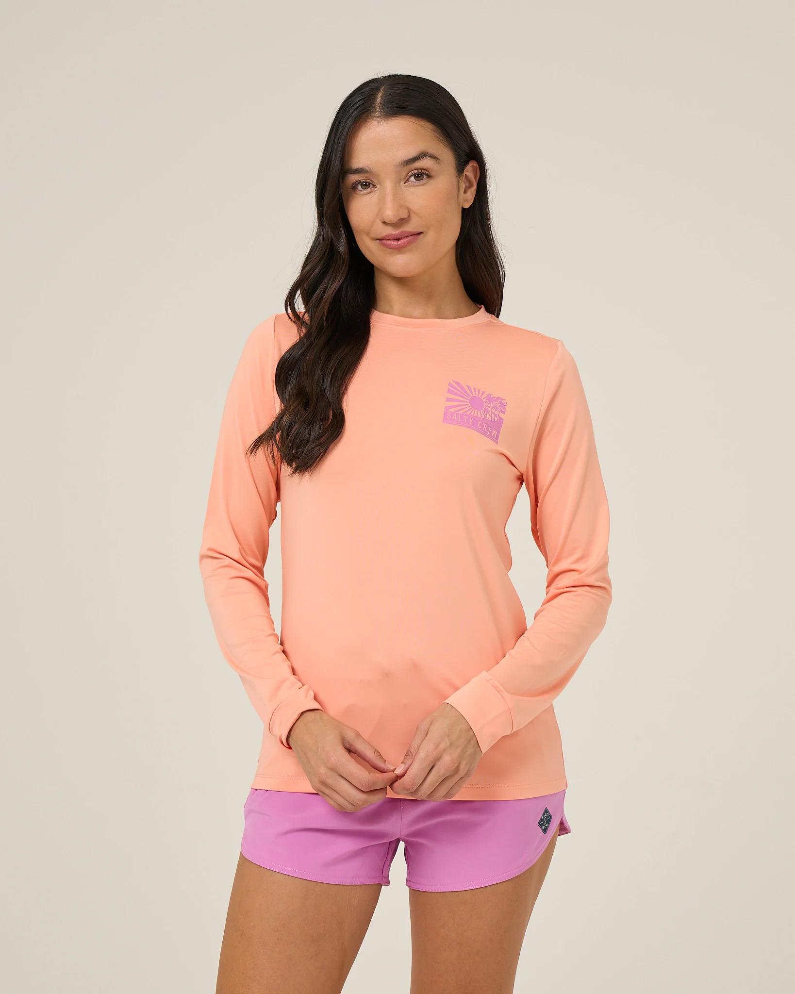 Salty Crew Womens Shirt Rise And Smile Sunshirt - Image 5