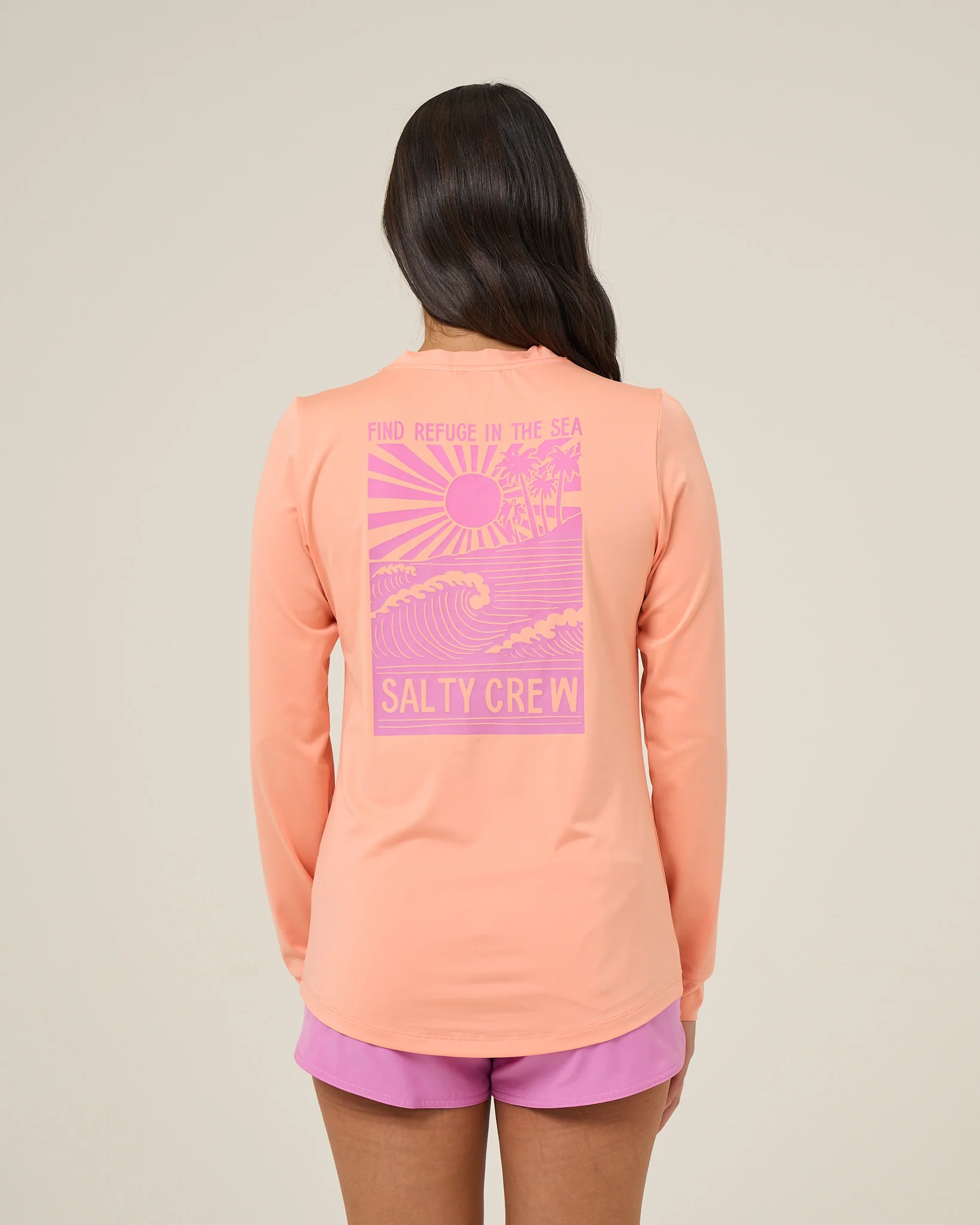 Salty Crew Womens Shirt Rise And Smile Sunshirt - Image 6