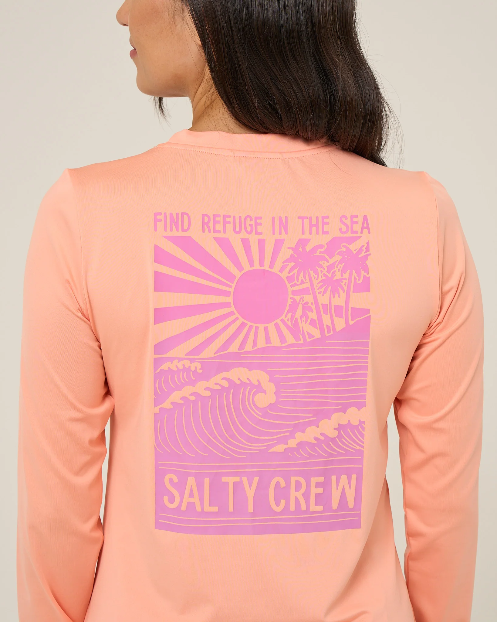 Salty Crew Womens Shirt Rise And Smile Sunshirt - Image 7