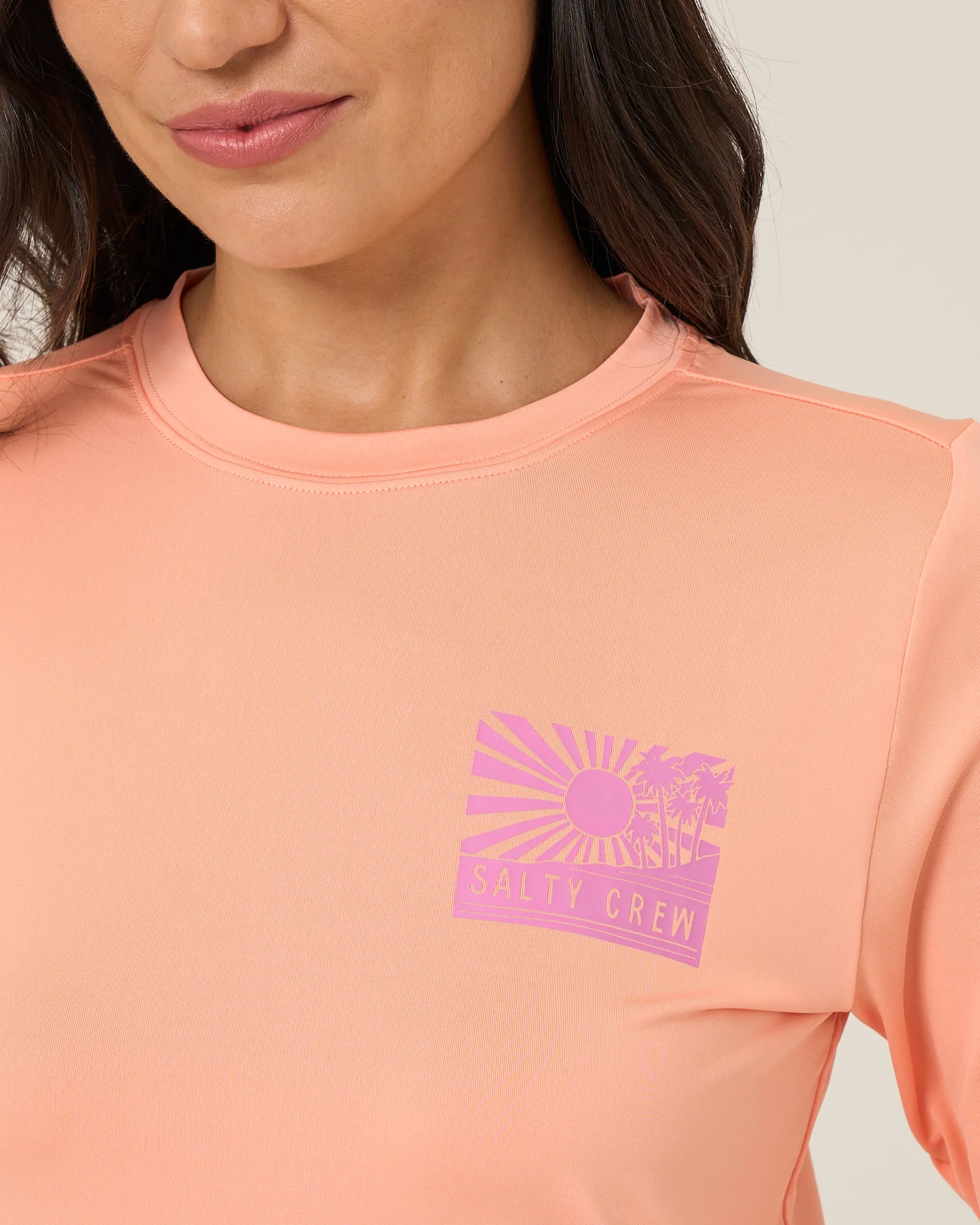 Salty Crew Womens Shirt Rise And Smile Sunshirt - Image 8