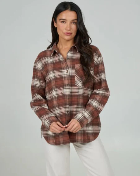 Salty Crew Womens Shirt Shore Break Flannel - Image 3