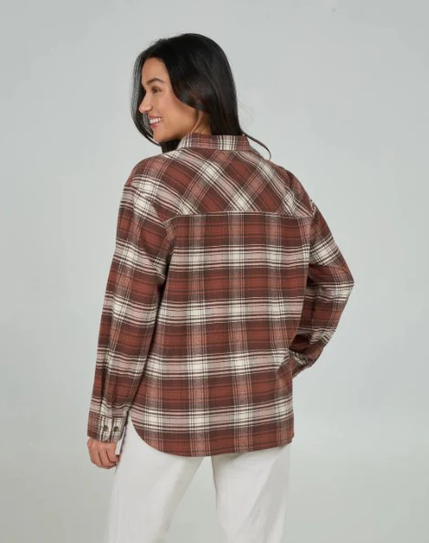 Salty Crew Womens Shirt Shore Break Flannel - Image 4