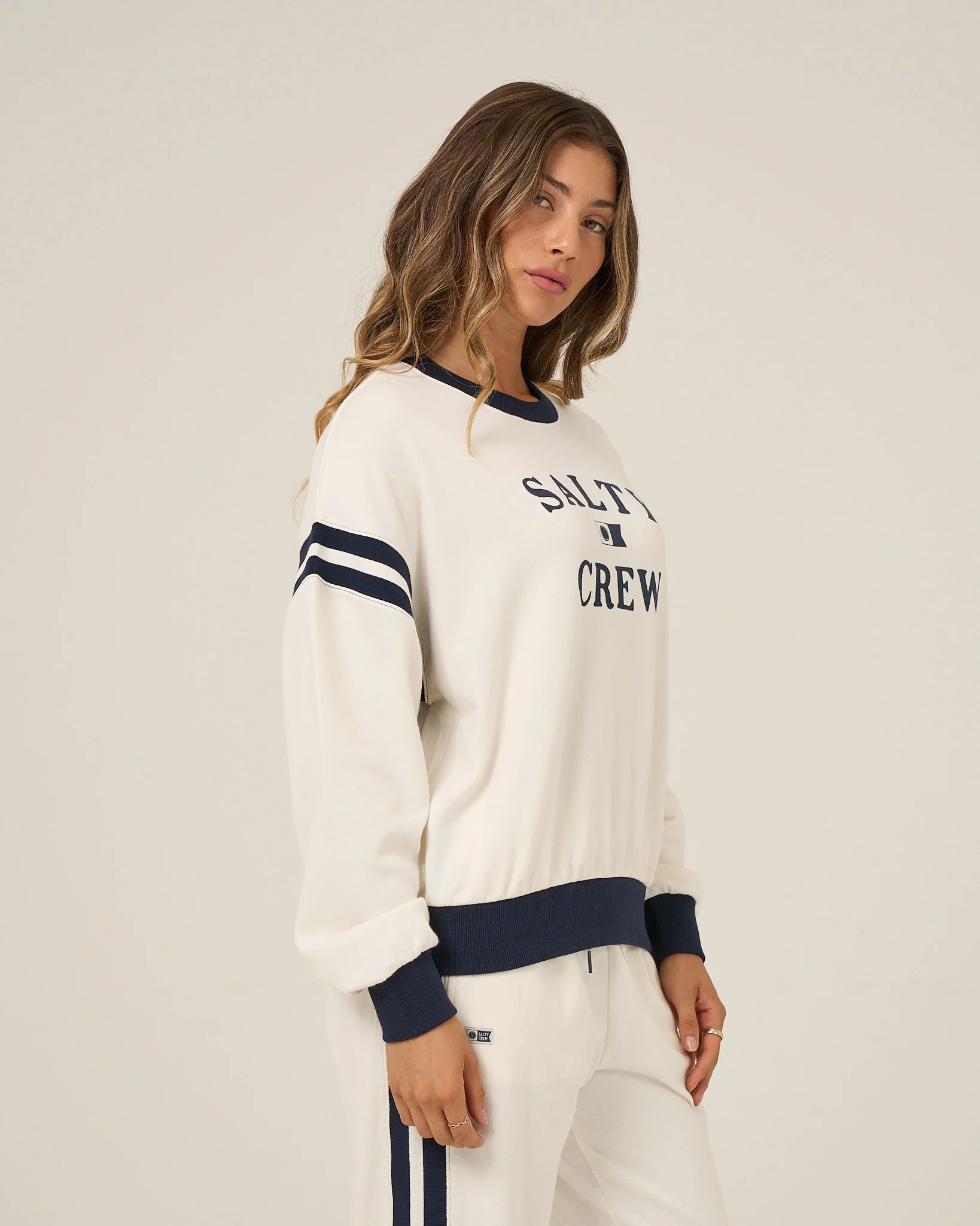 Salty Crew Womens Sweatshirt Maritime Crew - Image 6