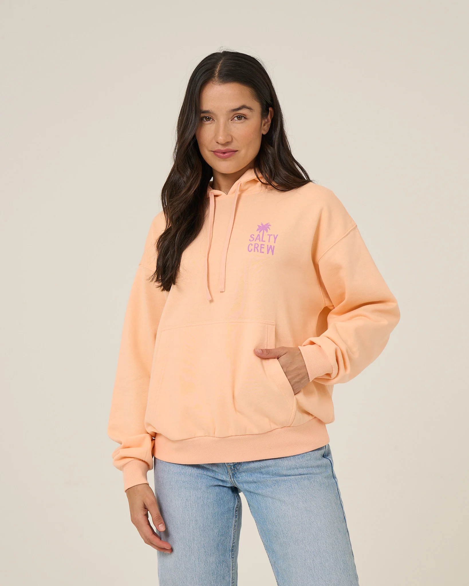 Salty Crew Womens Sweatshirt Rise And Smile Hoodie - Image 3