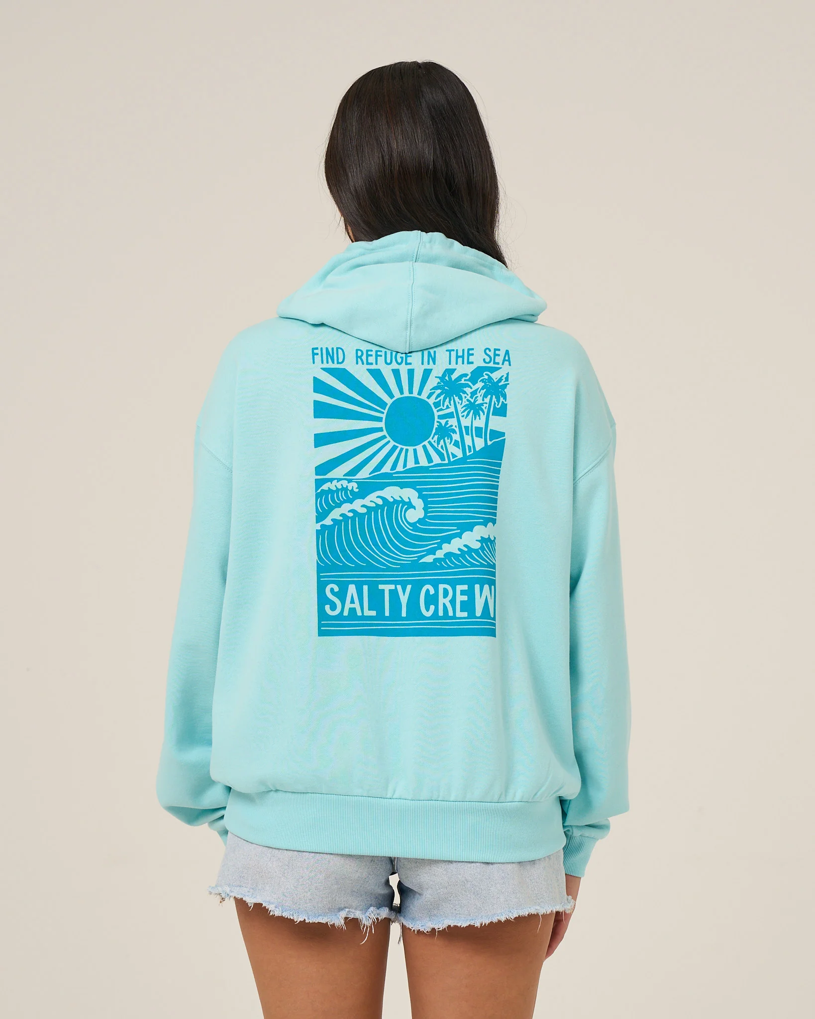Salty Crew Womens Sweatshirt Rise And Smile Hoodie - Image 5