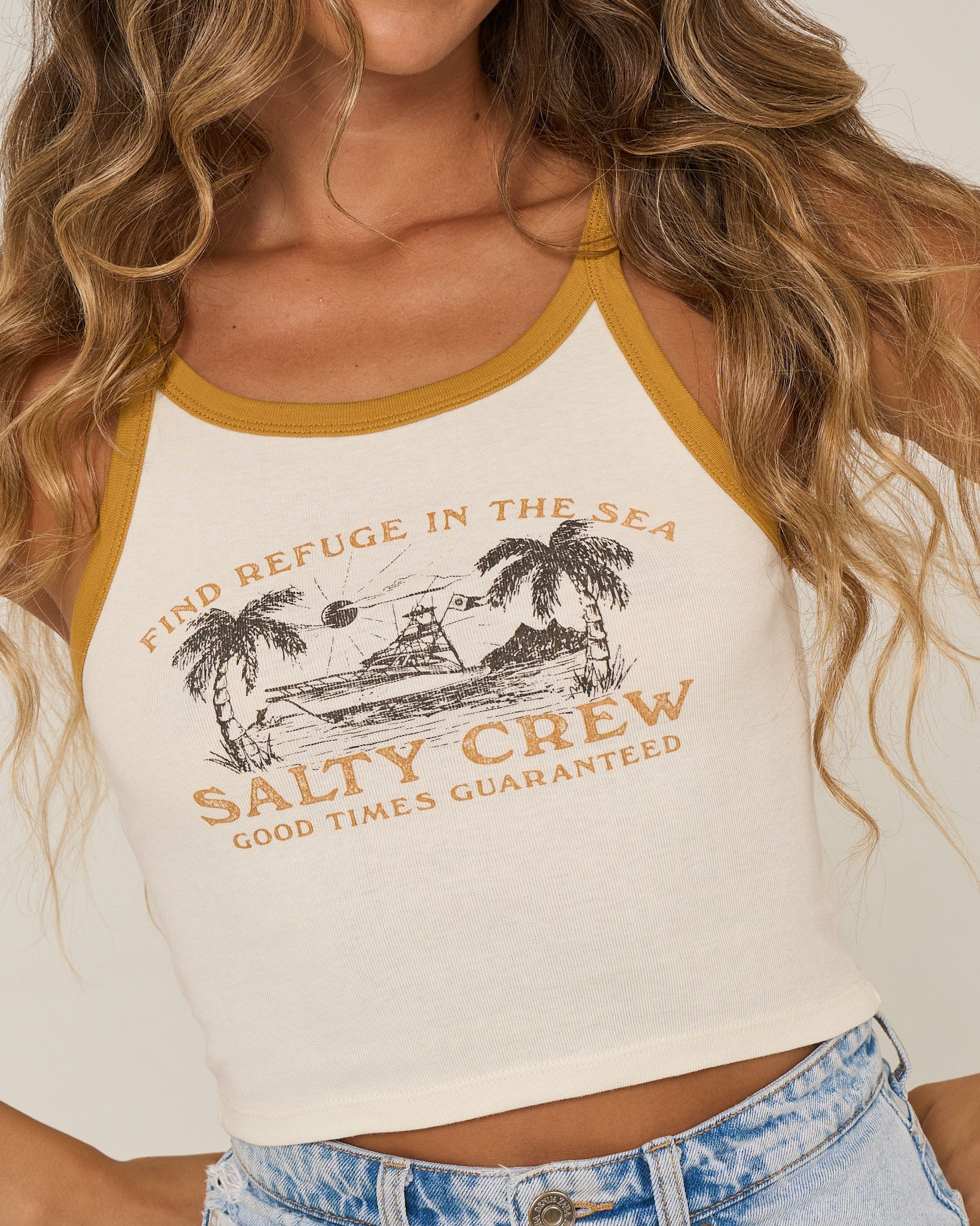 Salty Crew Womens Tank Top Charter - Image 2