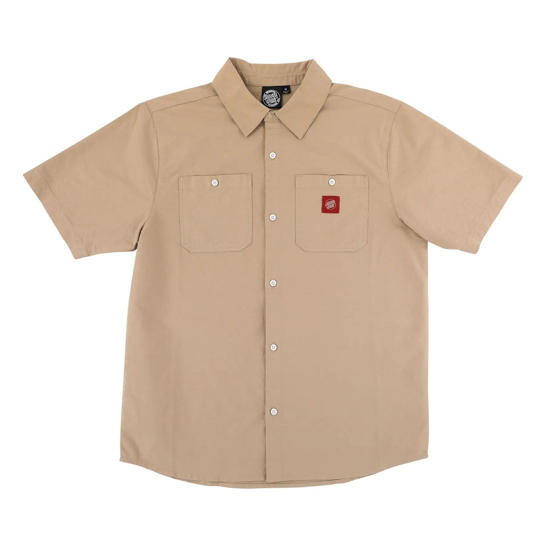 Santa Cruz Skateboards Mens Woven Opus Santa Cruz Work Shirt