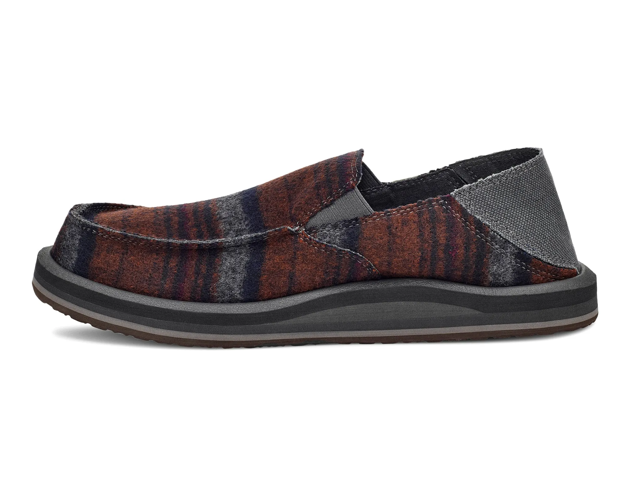 Sanuk Mens Shoes Donny Felt Stripe - Image 3