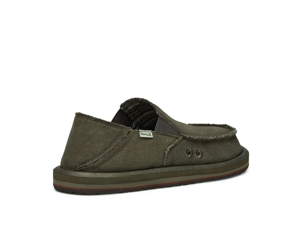Sanuk Mens Shoes Vagabond ST Hemp - Image 10