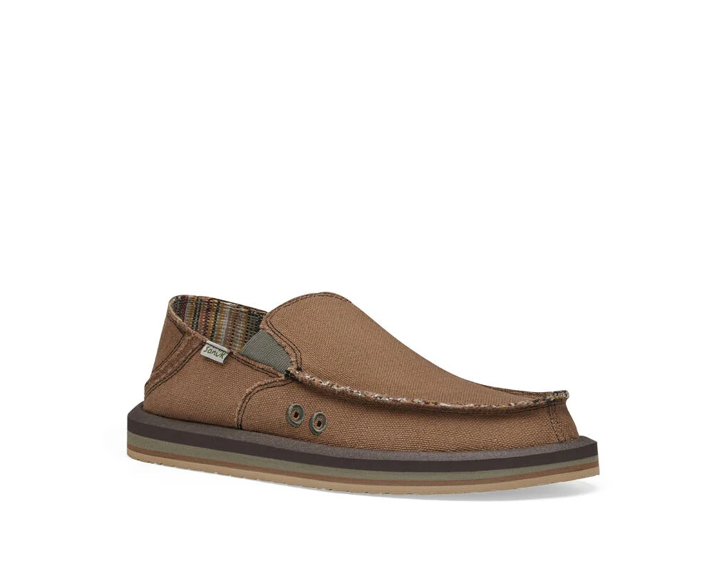 Sanuk Mens Shoes Vagabond ST Hemp - Image 13
