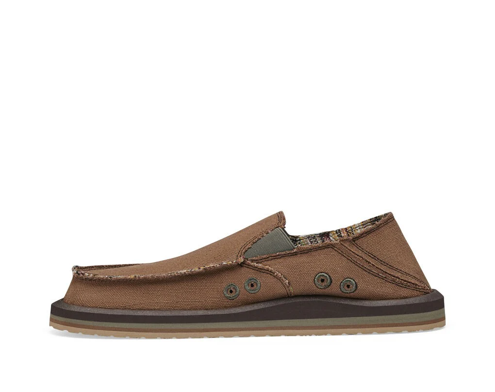 Sanuk Mens Shoes Vagabond ST Hemp - Image 14