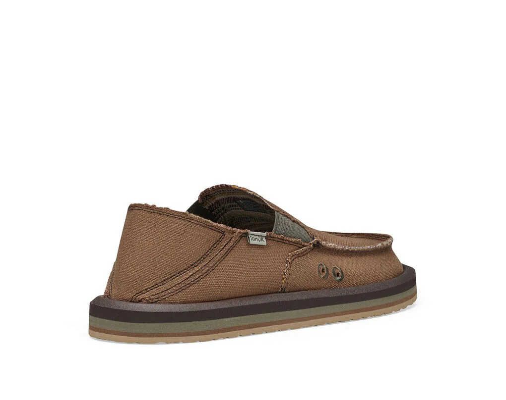 Sanuk Mens Shoes Vagabond ST Hemp - Image 15